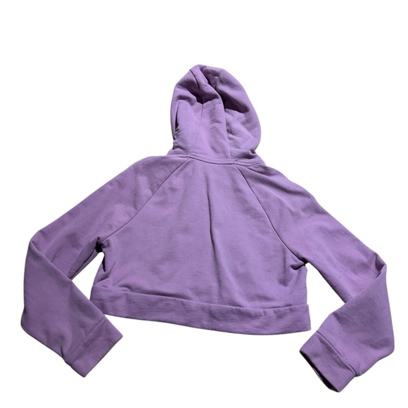 Lilac Purple Gymshark Cropped Hoodie Medium - Picture 2 of 4